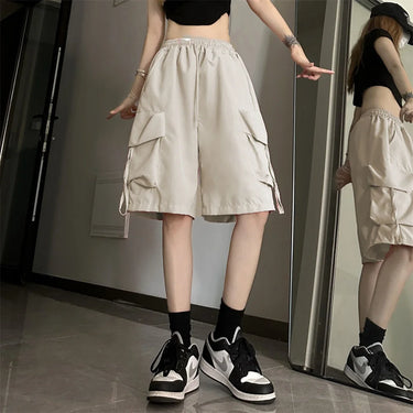 Short Large Beige Femme