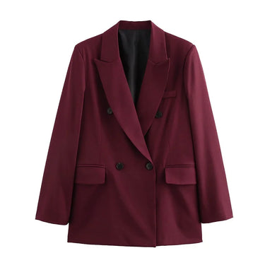Blazer Oversize Bordeaux